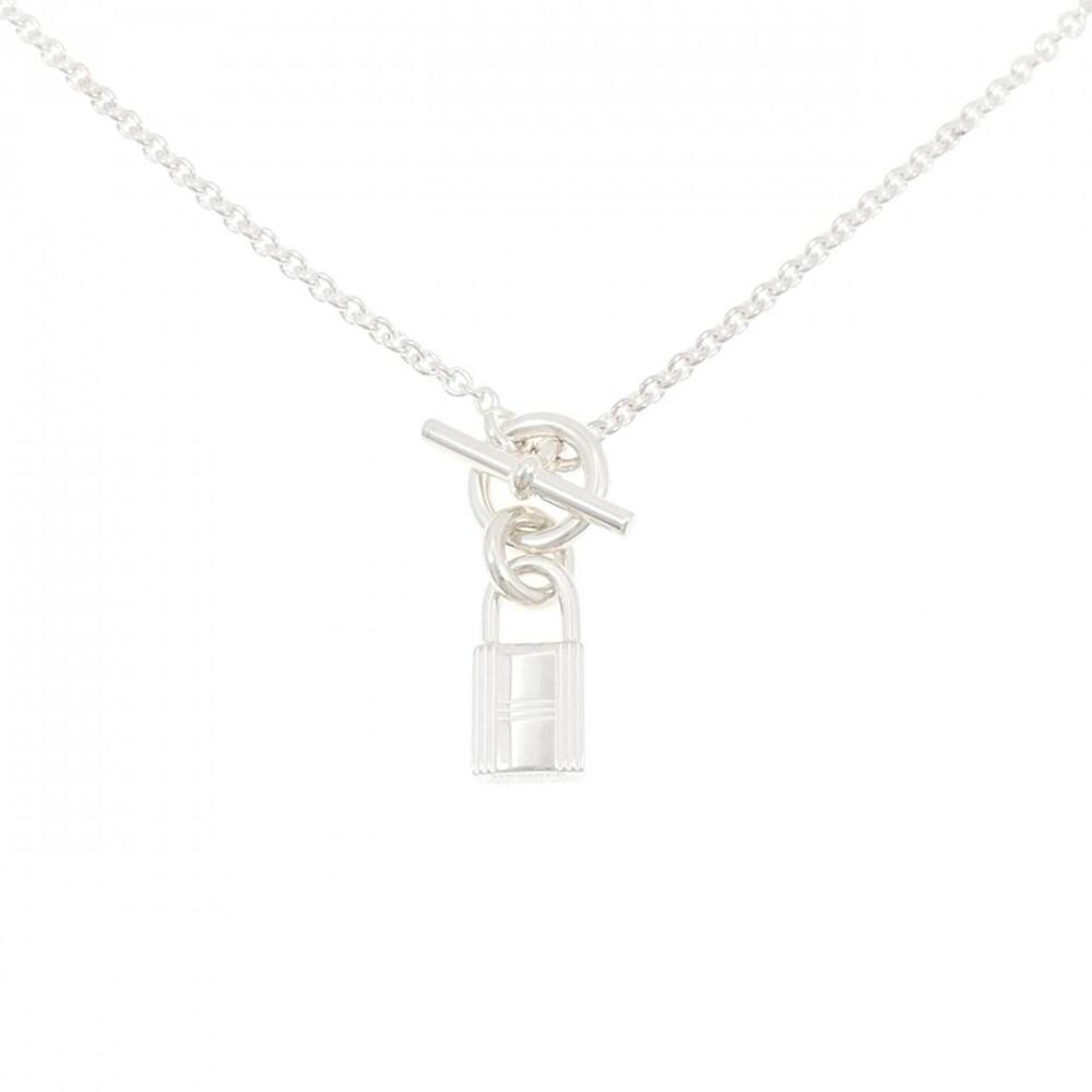 HERMES Silver Necklace
